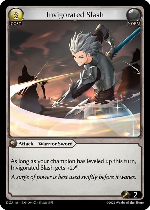 Invigorated Slash 094 (Dawn of Ashes 1st Edition) 