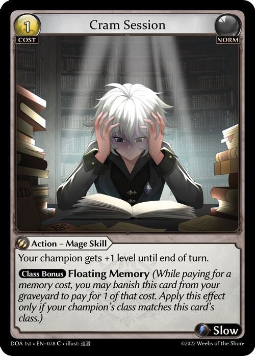 Cram Session 078 (Dawn of Ashes 1st Edition) 