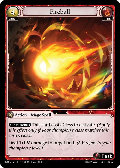 Fireball 134 (Dawn of Ashes 1st Edition) 