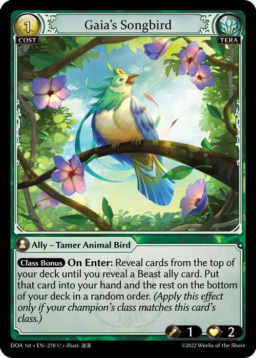Gaia's Songbird 270 (Dawn of Ashes 1st Edition) 