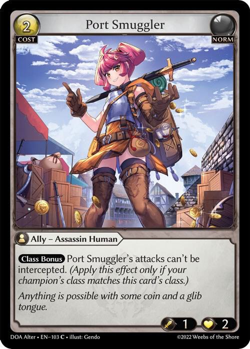Port Smuggler 103 (Dawn of Ashes Alter Edition) 