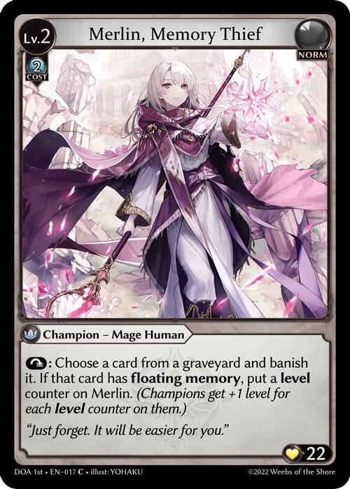 Merlin Memory Thief 017 (Dawn of Ashes 1st Edition) 