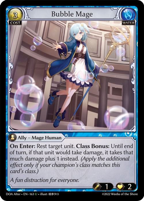 Bubble Mage 163 (Dawn of Ashes Alter Edition) 