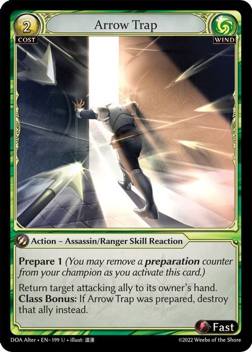 Arrow Trap 199 (Dawn of Ashes Alter Edition) 