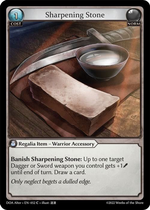 Sharpening Stone 052 (Dawn of Ashes Alter Edition) 