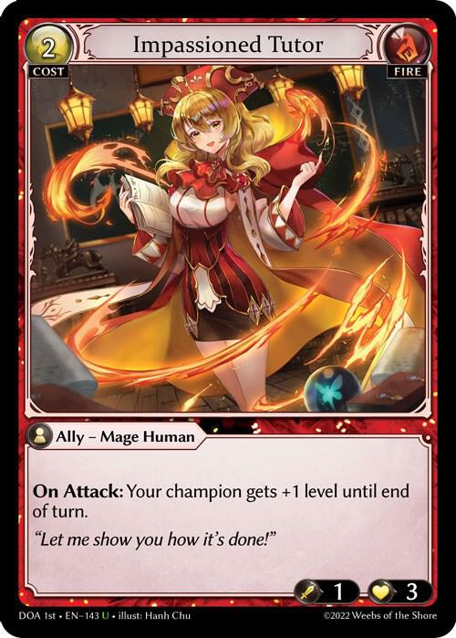 Impassioned Tutor 143 (Dawn of Ashes 1st Edition) 