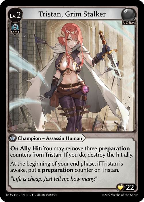 Tristan Grim Stalker 019 (Dawn of Ashes 1st Edition) 