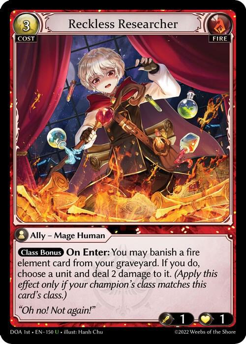 Reckless Researcher 150 (Dawn of Ashes 1st Edition) 