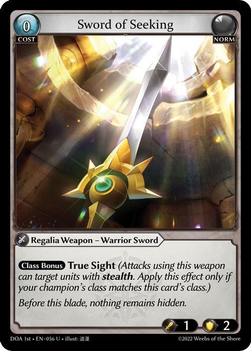 Sword of Seeking 056 (Dawn of Ashes 1st Edition) 