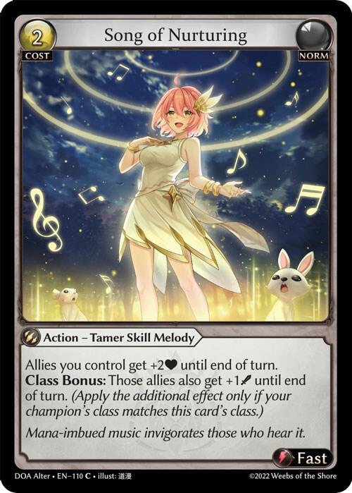 Song of Nurturing 110 (Dawn of Ashes Alter Edition) 