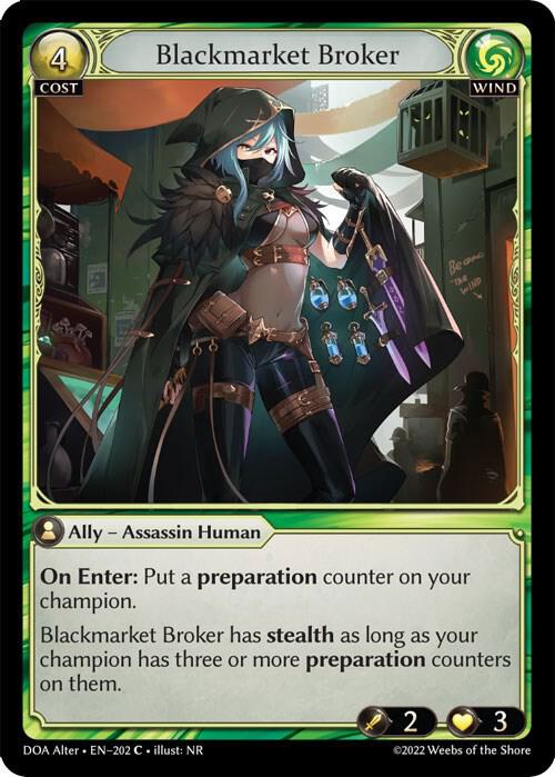 Blackmarket Broker 202 (Dawn of Ashes Alter Edition) 