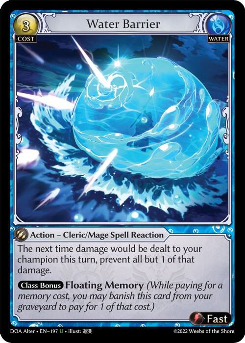 Water Barrier 197 (Dawn of Ashes Alter Edition) 