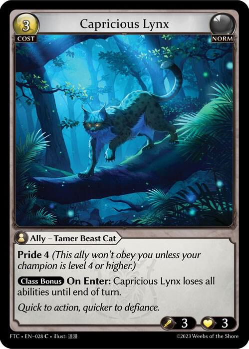 Capricious Lynx 028 (Fractured Crown) 