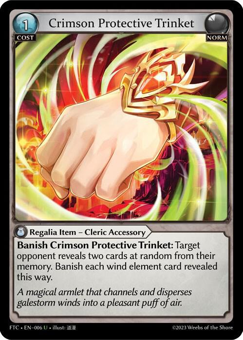 Crimson Protective Trinket 006 (Fractured Crown) 
