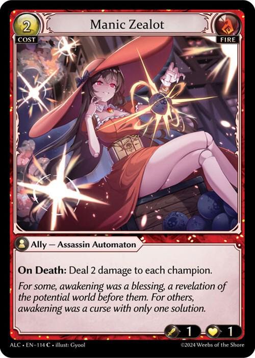 Manic Zealot 114 (Alchemical Revolution) 