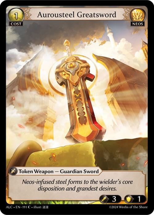 Aurousteel Greatsword 191 (Alchemical Revolution) 