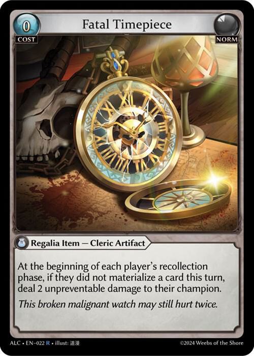 Fatal Timepiece 022 (Alchemical Revolution) 
