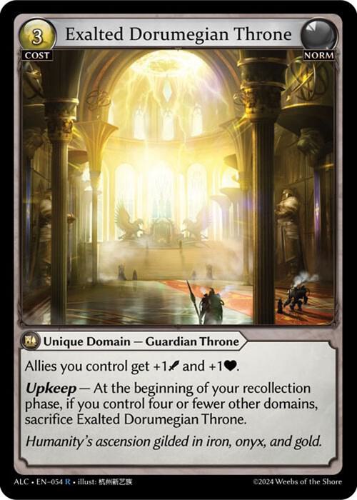 Exalted Dorumegian Throne 054 (Alchemical Revolution) 