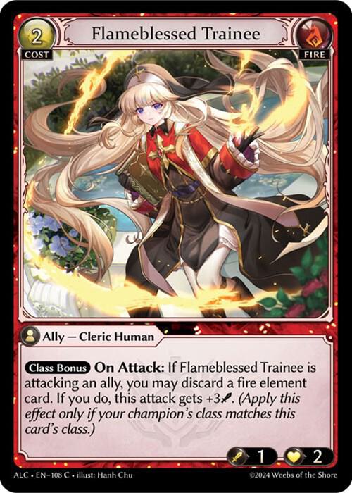 Flameblessed Trainee 108 (Alchemical Revolution) 