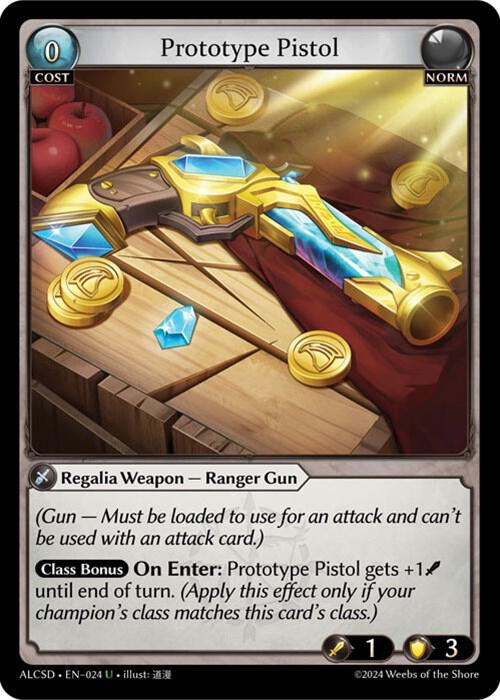 Prototype Pistol 024 (Alchemical Revolution Starter Decks) 