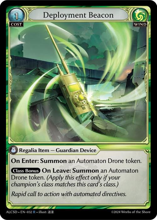 Deployment Beacon 032 (Alchemical Revolution Starter Decks) 