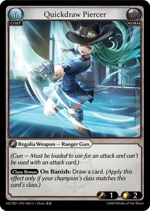 Quickdraw Piercer 026 (Alchemical Revolution Starter Decks) 