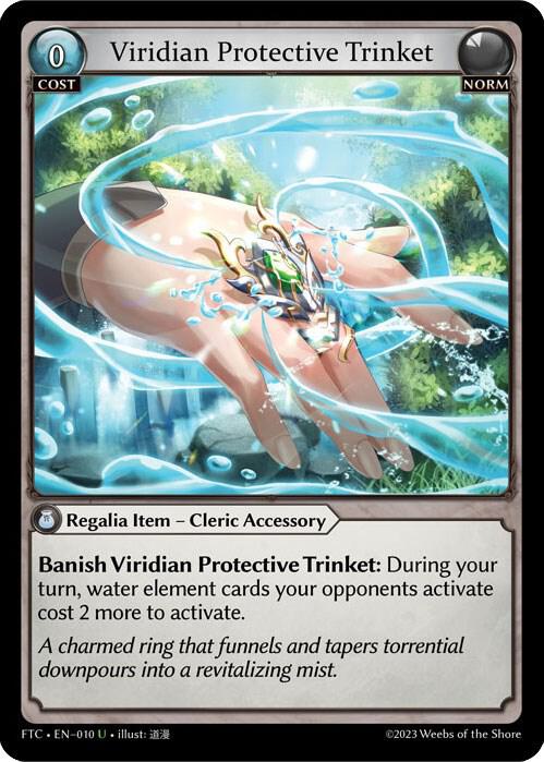 Viridian Protective Trinket 010 (Fractured Crown) 
