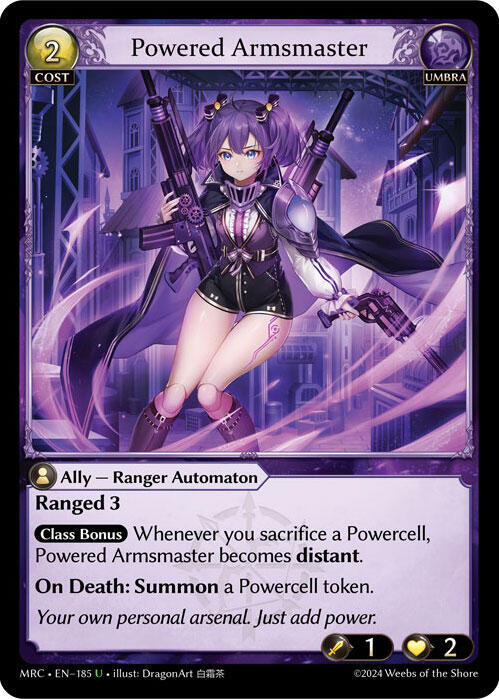 Powered Armsmaster 185 (Mercurial Heart) 