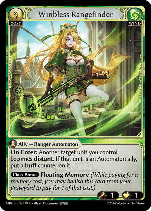 Winbless Rangefinder 159 (Mercurial Heart) 