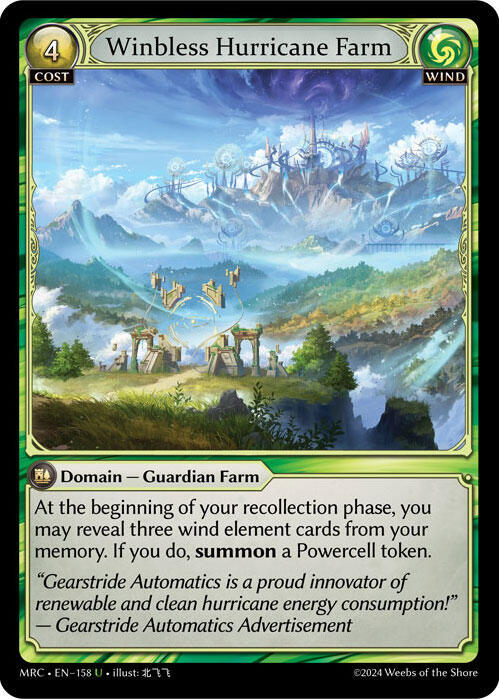 Winbless Hurricane Farm 158 (Mercurial Heart) 