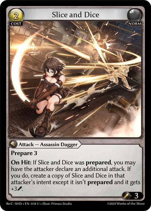 Slice and Dice 018 (Tristan Re:Collection, Shadowdancer) 