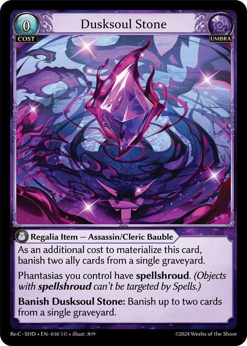 Dusksoul Stone 010 (Tristan Re:Collection, Shadowdancer) 
