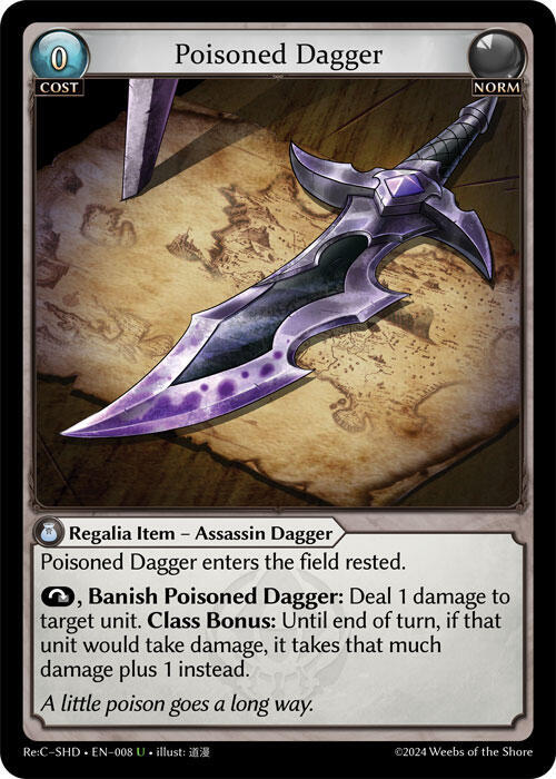 Poisoned Dagger 008 (Tristan Re:Collection, Shadowdancer) 