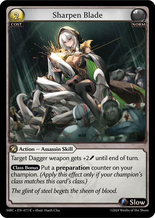Sharpen Blade 071 (Mercurial Heart) 