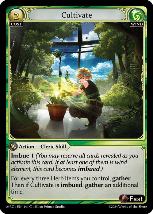 Cultivate 141 (Mercurial Heart) 