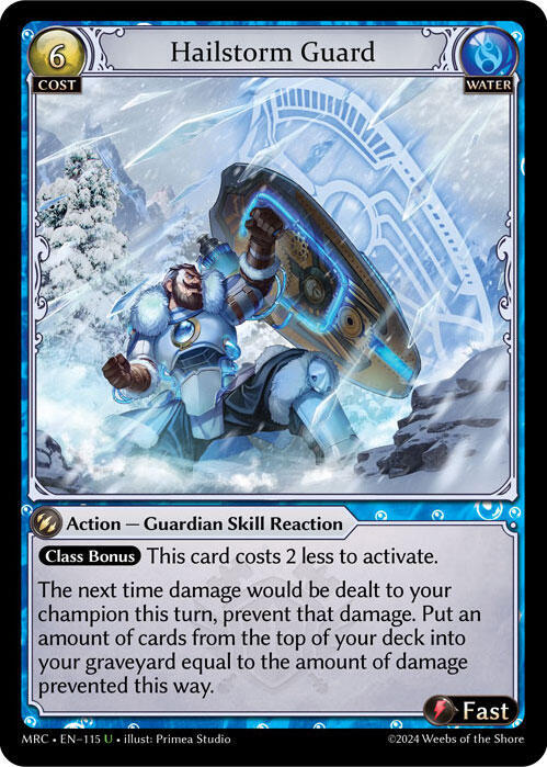 Hailstorm Guard 115 (Mercurial Heart) 