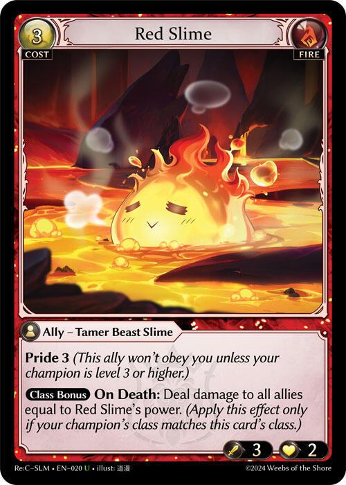 Red Slime 020 (Silvie Re:Collection, Slime Sovereign) 