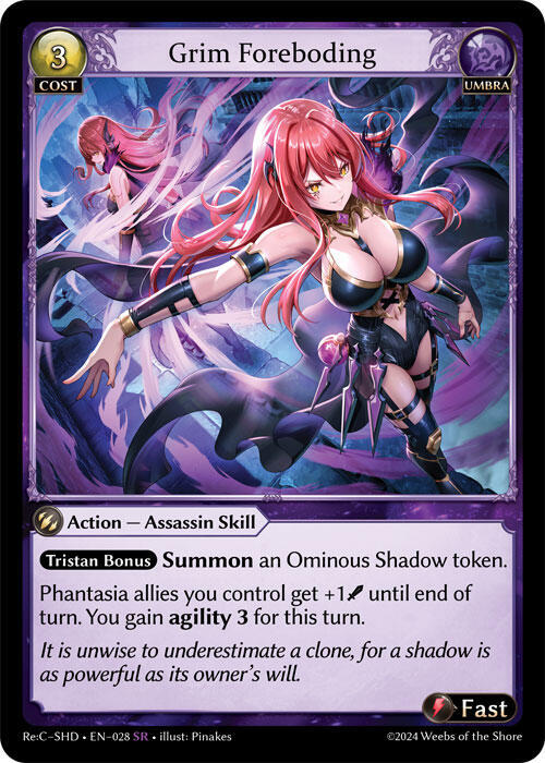 Grim Foreboding 028 (Tristan Re:Collection, Shadowdancer) 
