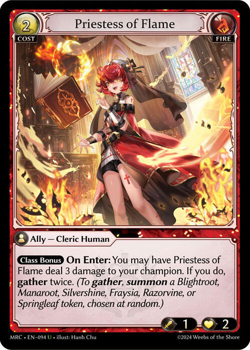Priestess of Flame 094 (Mercurial Heart) 