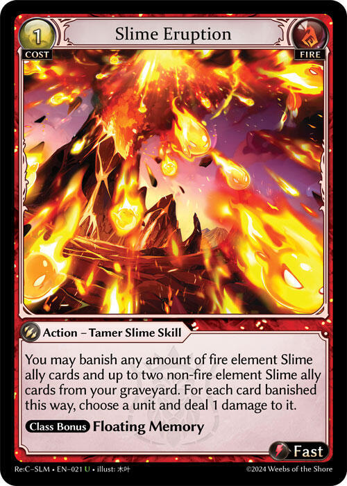 Slime Eruption 021 (Silvie Re:Collection, Slime Sovereign) 