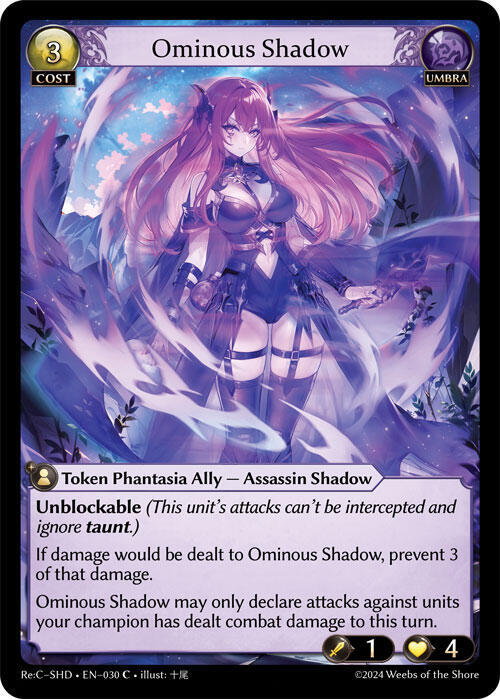 Ominous Shadow 030 (Tristan Re:Collection, Shadowdancer) 