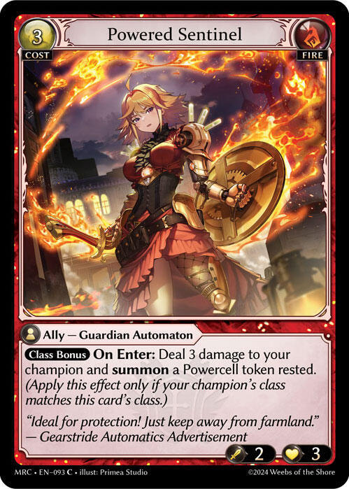 Powered Sentinel 093 (Mercurial Heart) 