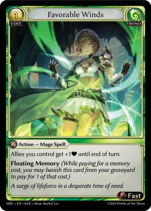 Favorable Winds 144 (Mercurial Heart) 