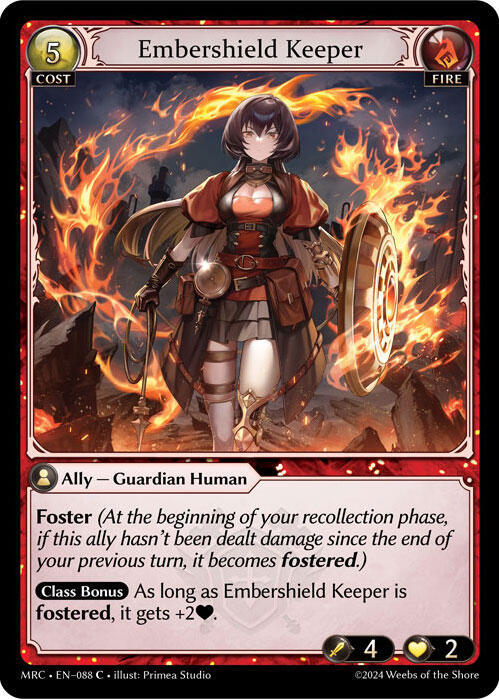 Embershield Keeper 088 (Mercurial Heart) 