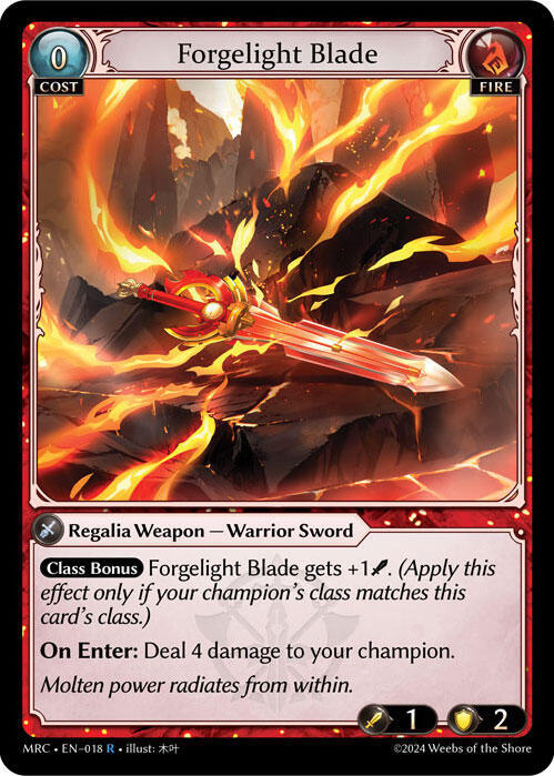 Forgelight Blade 018 (Mercurial Heart) 