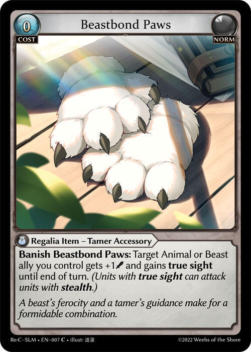 Beastbond Paws 007 (Silvie Re:Collection, Slime Sovereign) 