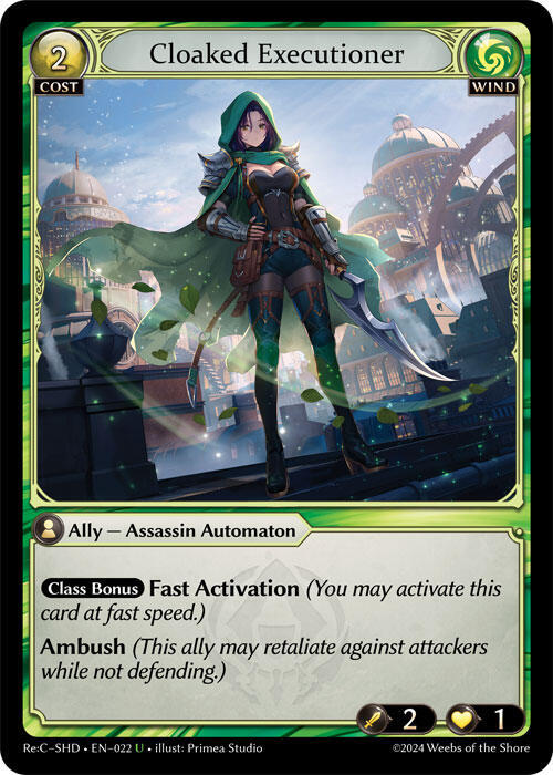 Cloaked Executioner 022 (Tristan Re:Collection, Shadowdancer) 