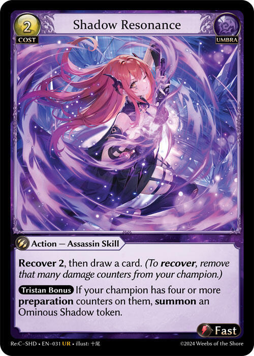 Shadow Resonance 031 (Tristan Re:Collection, Shadowdancer) 