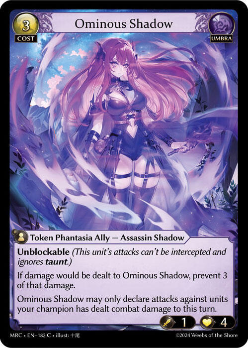 Ominous Shadow 182 (Mercurial Heart) 