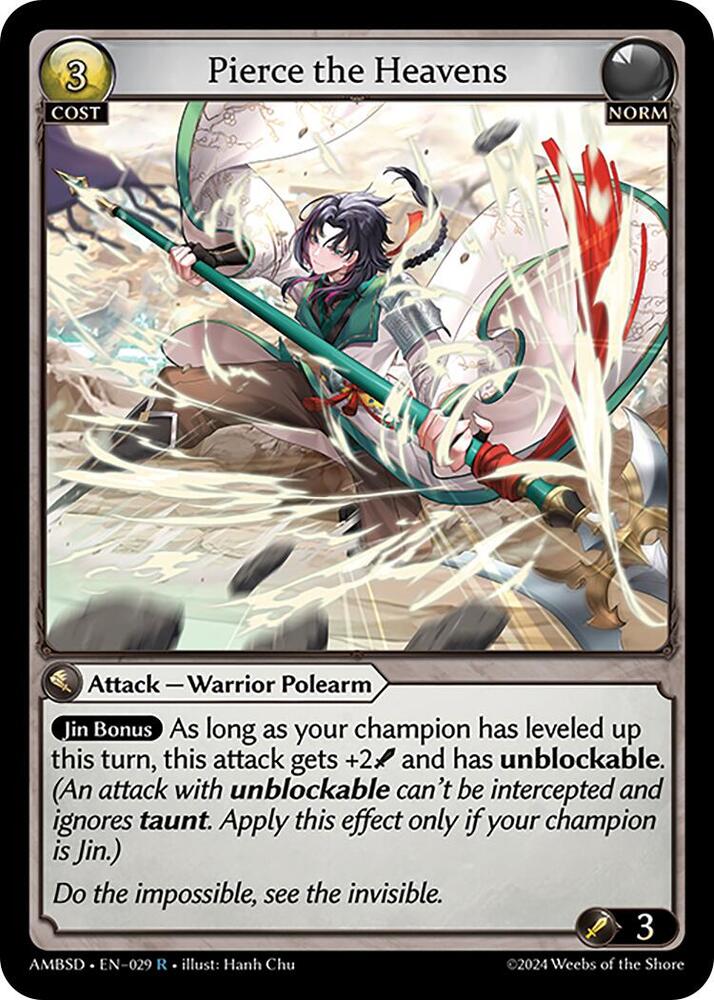 Pierce the Heavens 029 (Mortal Ambition Starter Decks) 